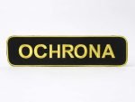 Duża naszywka "Ochrona"
