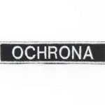 Mała naszywka "Ochrona" - Biały