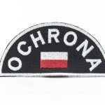Naszywka "Ochrona"  - półokrągła