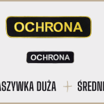 Komplet Dwóch Naszywek "Ochrona"